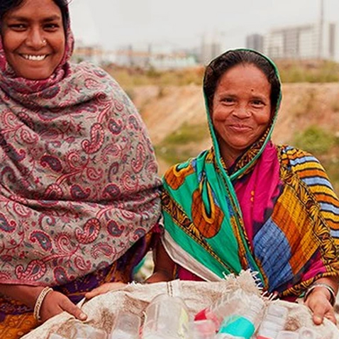 Resirkulert plast fra India
