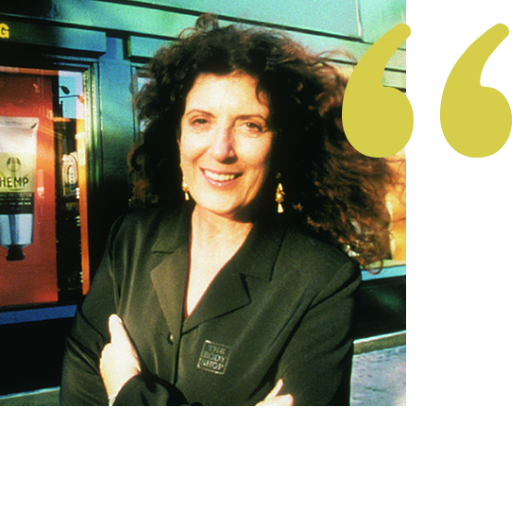 The Body Shops grunnlegger Anita Roddick