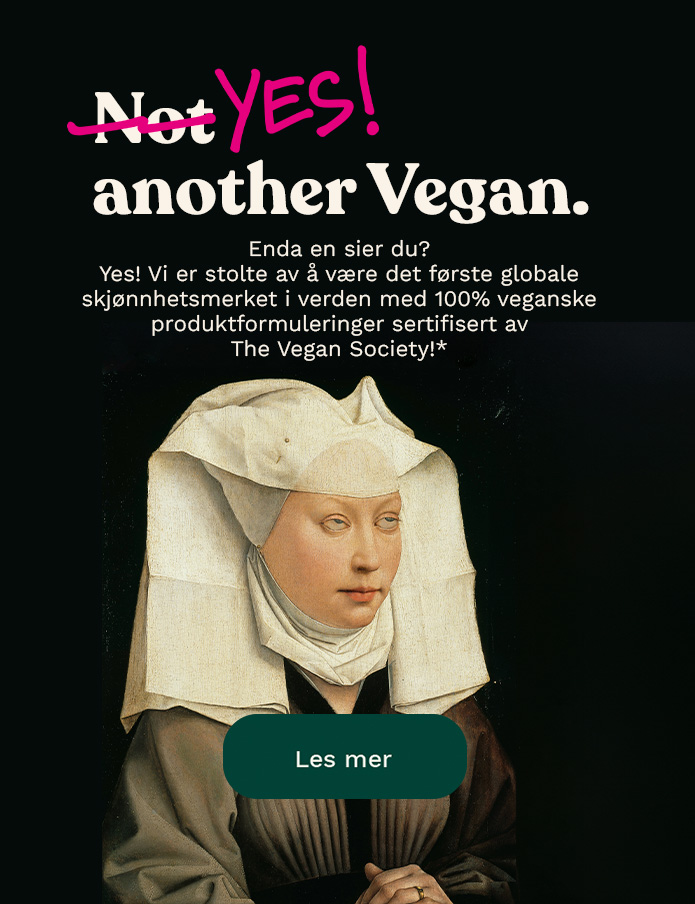 Vi er 100% vegansk