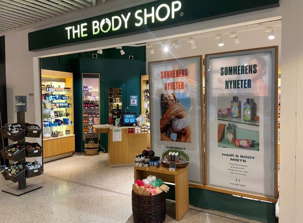 The Body Shop Lillehammer butikken
