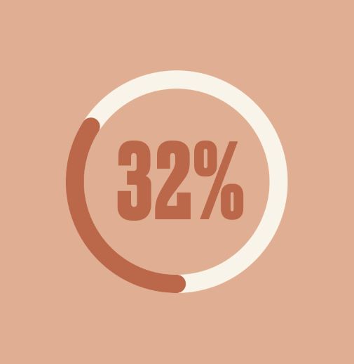 32 % Sosiale Medier