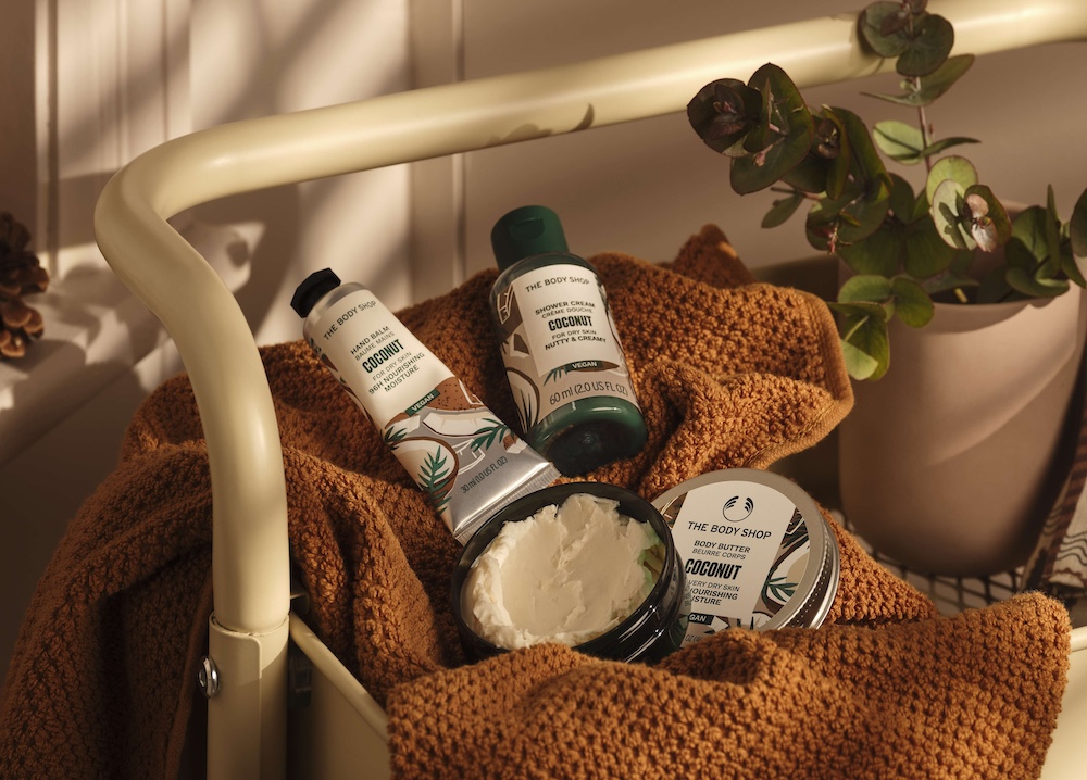 Coconut produkter fra The Body Shop Norge